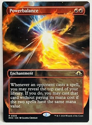 Powerbalance  (Borderless)-#335-MTG-Modern Horizons 3-Regular-LP - Image 1 of 2