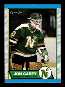 1989-90 O-Pee-Chee Jon Casey #48 Minnesota North Stars Hockey Card - Picture 1 of 2