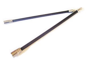 2pc CALHAWK 10" & 12" FLEXIBLE SPRING EXTENSION 1/4 3/8" SOCKET BAR SET ASDFEB2L - Picture 1 of 1