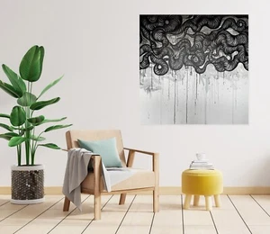 3D Line Drawing I5424 Wall Stickers Wall Mural Decals Jacqueline Reynoso Erin - Picture 1 of 10