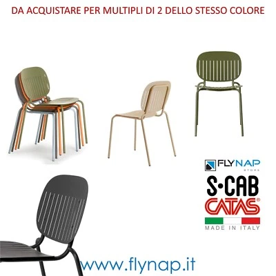 SEDIA CASA BAR CAFFETTERIA BISTROT PIZZERIA LOUNGE SI-SI BARCODE SCAB DESIGN - Immagine 1 di 4