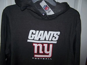 New York Giants Dark Gray Hooded Sweatshirt  Men's Large   New with Tags - Picture 1 of 1
