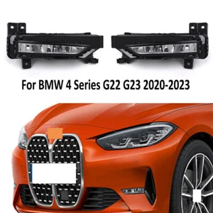 For BMW 4 Series G22 G23 420i 420D Front Bumper LED Fog Lamp Light Pair - Picture 1 of 18