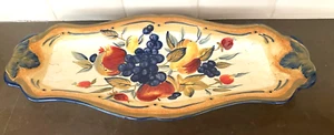 Zertifiziert International Toskanische Obst Pamela Gladding Brot Tablett 20 1/2" - Bild 1 von 6