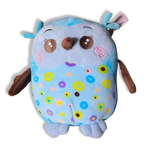 Fiesta Owl Plush Stuffed Animal 10" Blue Stuffed Plush Toy New with Tag - Picture 1 of 6