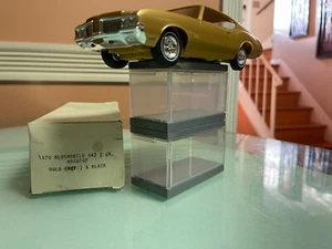 1- GOLDEN RETRIEVER! RARE AMT PROMO '70 GLD OLDS 442 W/ORIGINAL BOX & BONUS CASE - Picture 1 of 23