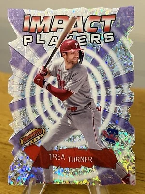 2024 Bowman Best TREA TURNER Impact Players Die Cut #IP-27 Phillies - Image 1 of 2