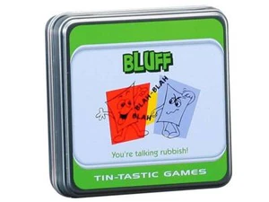 TIN-TASTIC BLUFF TRAVEL PARTY GAME WORD NOVELTY BRAIN MIND HOBBY TOY KIDS BOARD - Picture 1 of 1