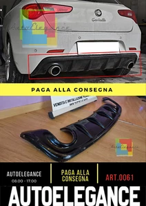 0061⭐DIFFUSEUR ADAPTABLE POUR ALFA ROMEO GIULIETTA NOIR BRILLANT ⭐ - Afbeelding 1 van 8