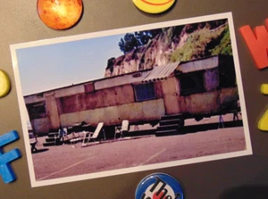 ROCKFORD FILES Fridge Magnet Home Beach Trailer 1970's Private Detective TV Show - Picture 1 of 6