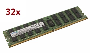 512G Samsung 32x16GB DDR4 2133 MHz ECC REG RDIMM RAM M393A2G40DB0-CPB PC4-2133-R - Picture 1 of 1