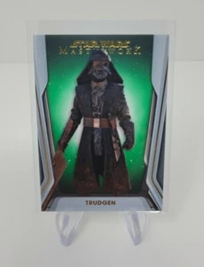 Topps Star Wars Masterwork 2021 #61 verde Trudgen/99 - Imagen 1 de 2