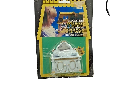 NUEVO Durham Industries Miniaturas de Metal Muebles para Casa de Muñecas Fregadero Pintado a Mano Foto 1 de 3