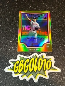 2009 Bowman Chrome Gold Refractor /50 Jason Bay #144 - Picture 1 of 2
