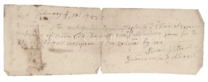 1798 Colonial Massachusetts Women Property Rights Inheritance Receipt - Picture 1 of 1