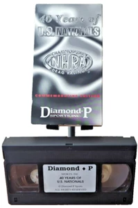 VHS - NHRA Drag Racing (1994) Diamond P Sports 40 Years of U.S Nationals Drag - Bild 1 von 3