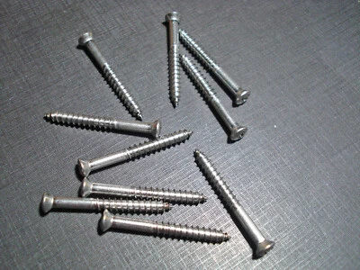 #8 x 1-1/2 con #6 Cabeza Parabrisas Decoración Moldura Tornillos Inoxidable Se Adapta a Plymouth Foto 1 de 4