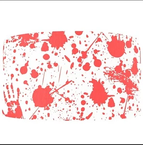1.5 INCH Horror blood gore GROSGRAIN RIBBON Hair Bow Supplies 1263521 Halloween - Picture 1 of 2