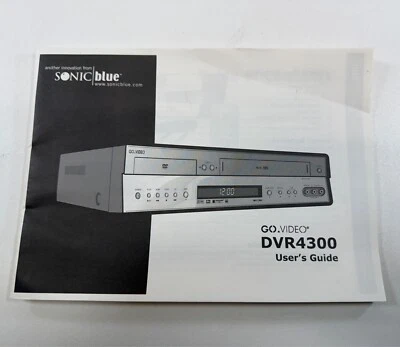 Guia de referência manual de operação Sonic Blue Go Video DVR4300 - Imagem 1 de 3