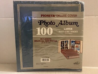 Vintage Pioneer Deluxe  100 pages Photo Album Fits up To 8"x10" LIGHT BLUE, NEW - Изображение 1 из 4