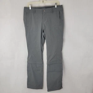 Pantalones REI Mujer Talla 12 GRIS Northway Convertibles Cremallera Senderismo Mancha Recta - Imagen 1 de 16