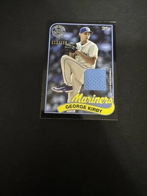 2024 Topps Series 2 - 1989 Topps Baseball Relics Black #89R2-GK George Kirby... - Image 1 of 2