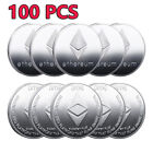 100Pcs Collectible Gift Novelty Eth Ethereum Coin Crypto Commemorative Coin