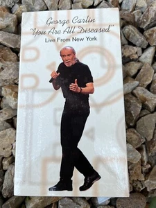 George Carlin You Are All Diseased Live From New York VHS Rare Hard to find - Picture 1 of 3