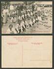 Ceylon Old Postcard Plumbago Preparation, Colombo, Native Women Girls, Leadwort