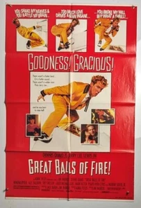Póster original de la primera película Great Balls of Fire Dennis Quaid, Winona Ryder - Imagen 1 de 1