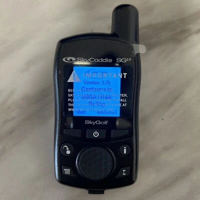 SkyGolf SkyCaddie SG2.5 Handheld 0609-03 Bundle With Box Cords Manual And Clip. - Image 1 of 4