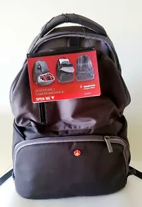 Manfrotto Camera Backpack Case Adventure 1 Water Resistant Black - Picture 1 of 4
