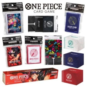 Official One Piece CCG Card Game Accessories Deck Storage Boxes card Sleeves New - Picture 1 of 24