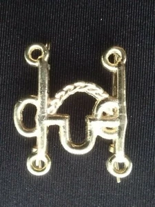 ARMY HARNESS AND SADDLE MAKERS CAST BRASS BADGE. - Picture 1 of 2