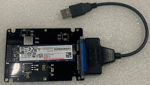 Herramienta de recuperación de datos caddy n cable M.2 SATA SSD. Recupera tus datos de la unidad M.2 - Imagen 1 de 4