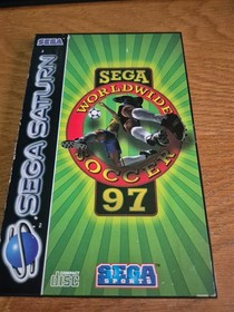 Sega Saturn - Worldwide Soccer '97, Disc and Mannual - UNTESTED