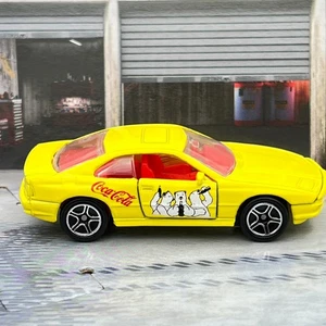 Matchbox BMW 850i Coca-Cola Yellow 1999 1:62 Diecast Car [19g] - Picture 1 of 6