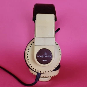 Yamaha HP-50A Orthodynamic 1979 Headphones Mono Audio, Working Order 6.35mm Jack - Picture 1 of 9
