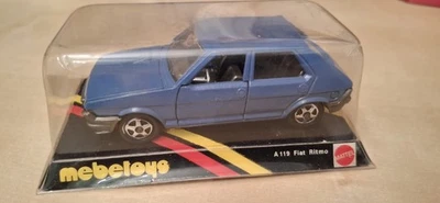 MEBETOYS MATTEL - FIAT RITMO BLU, scala 1/43, NUOVO MAI APERTO!!! - Immagine 1 di 4