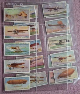 COMPLETE SET -  LAMBERT AND BUTLER - AVIATION. GD - Image 1 of 4
