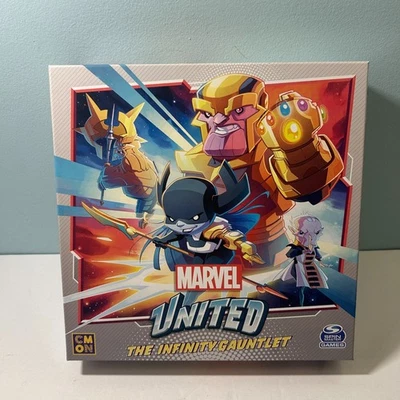 Marvel United The Infinity Gauntlet Expansion Box CMON Thanos NEW Open Box - Image 1 of 4