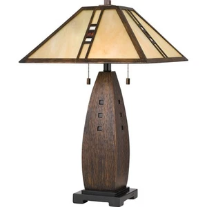 Tiffany - 2 Light Table Lamp - 26.5 Inches high Table Lamp Quoizel Lighting - Picture 1 of 5