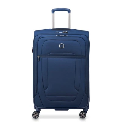 Helium DLX Softside Expandable Luggage with Spinner Wheels, Navy Blue, Checke... - Image 1 of 4