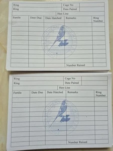 Bird Breeding Records X 95 - Picture 1 of 1