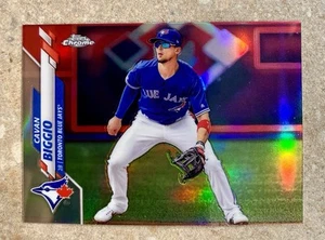 Cavan Biggio 2020 Topps Chrome Refractor #22 Toronto Blue Jays - Picture 1 of 3
