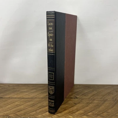 Винтажные книги Britannica Great 1952 первое издание том 12 Лукреций в твердом переплете - Изображение 1 из 4