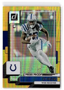 2022 Donruss T.Y. Hilton #49 Premium Press Proof Indianapolis Colts - Picture 1 of 2