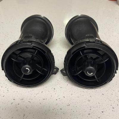 2009-2015 MINI COOPER LH ABERTURAS PAINEL CENTRAL ESQUERDO DIREITO FABRICANTE DE EQUIPAMENTO ORIGINAL PRETO - Imagem 1 de 4