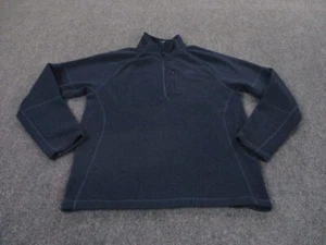 The North Face Jacket Adult L Blue Outdoors Fleece Logo Casual Sweater Mens - Picture 1 of 9