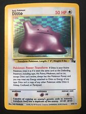 Ditto 3/62 - Holo Rare - Fossil Unlimited *LP-NM* Great Quality TCG Pokémon